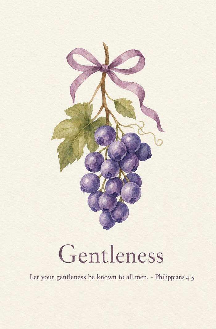 His Orchard: Gentleness — prayer journal cover