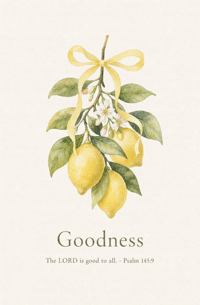 His Orchard: Goodness — prayer journal cover