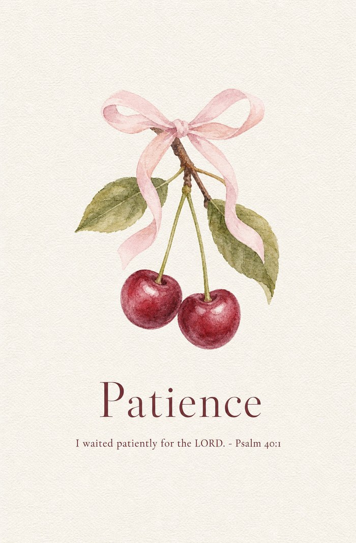 His Orchard: Patience — prayer journal cover