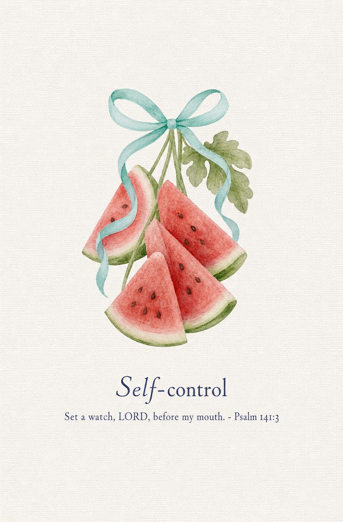 His Orchard: Self-Control — prayer journal cover
