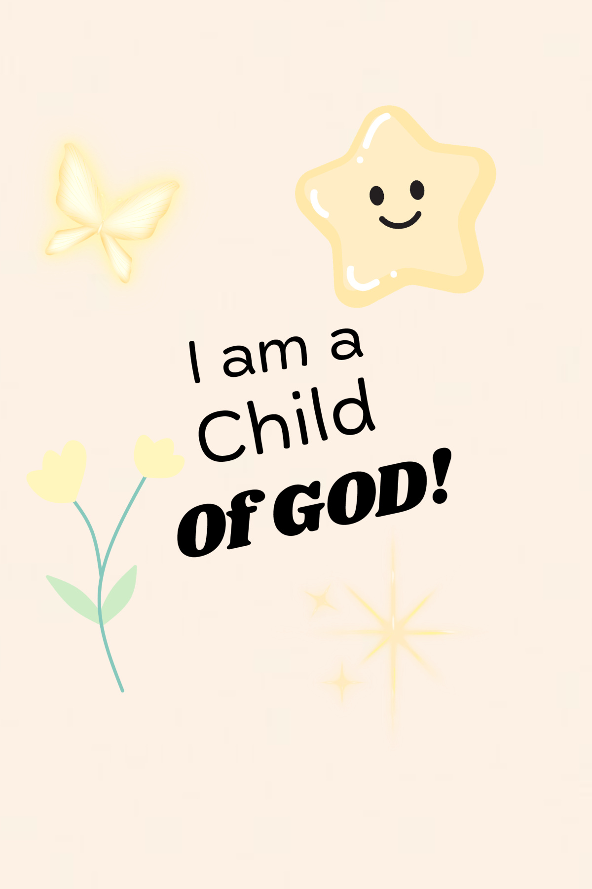 I Am a Child of God — prayer journal cover
